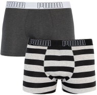 Puma 2Pack 501001001 200 - gray black and white, multicolour XL - Boxer Briefs