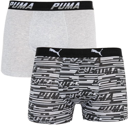 Puma 2Pack 501003001 200 - gray black, multicolour XL - Boxer Briefs - Main image
