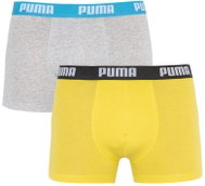 Puma 2Pack 521015001 006 - yellow-gray, multicolour M - Boxer Briefs