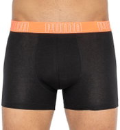 Puma 2Pack 501012001 030 - black with orange, multicolour XL - Boxer Briefs