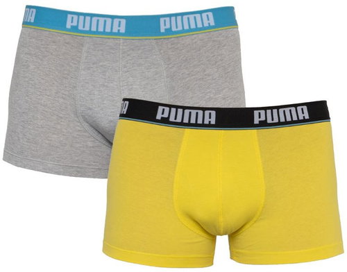 Puma 2Pack 521025001 006 - gray / yellow, multicolour M - Boxer Briefs - Main image