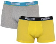 Puma 2Pack 521025001 006 - Grey/Yellow, Multicoloured - Boxer Briefs