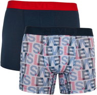 Levis 2Pack 905021001 003 - Blue/Multicoloured with Logo, Mixed Colours - Boxer Briefs