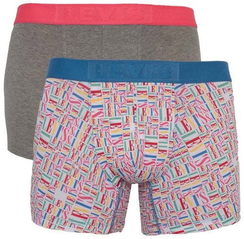 Levis 2Pack 905022001 005 - Grey/Multicoloured, size L - Boxer Briefs - Main image