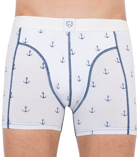 A-dam NELUS - anchors, white L - Boxer Briefs - Main image