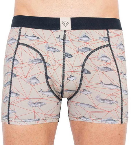 A-dam WIEBE - Fish, Beige, size XL - Boxer Briefs - Main image