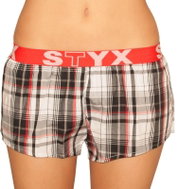 Styx T607 - black and white with red bone, multicolour XL - Boxer Shorts