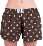 Infantia DTKG6 - Poodle brown, brown M - Boxer Shorts