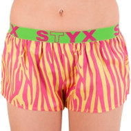 Styx T654 - Pink/Yellow Zebra Stripes - Boxer Shorts