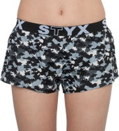Styx T856 - b / w digital camouflage, black XL - Boxer Shorts