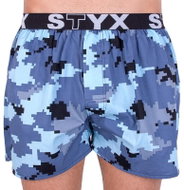 Styx B657, Blue - Boxer Shorts
