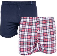 Molvy 2Pack KP-064-BBU, Multicoloured, size L - Boxer Shorts