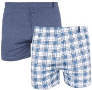 Molvy 2Pack KP-063-BBU, Multicoloured, size XXL - Boxer Shorts