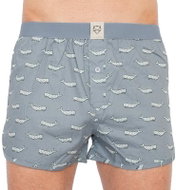 A-dam KAREL - Whale, Grey - Boxer Shorts