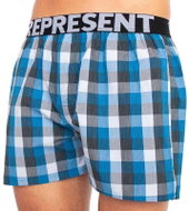 Represent R0M-BOX-0211 - Blue/Grey, size L - Boxer Shorts