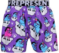 Represent R0M-BOX-0716 (Satin, Cotton), Purple - Boxer Shorts