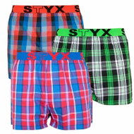Styx 3Pack B7350203, Mixed Colours, M - Boxer Shorts