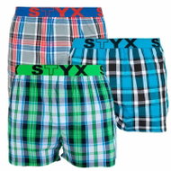 Styx 3Pack B7180709, Mixed Colours, XXL - Boxer Shorts
