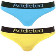 Addicted 2Pack Thong Addicted blue yellow, multicolour S - Thong