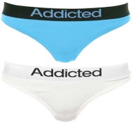 Addicted 2Pack Thong Addicted, Blue/White, Mixed Pack - Thong