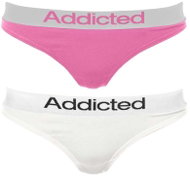Addicted 2Pack Thong Addicted, White/Pink, Mixed Pack, size S - Thong