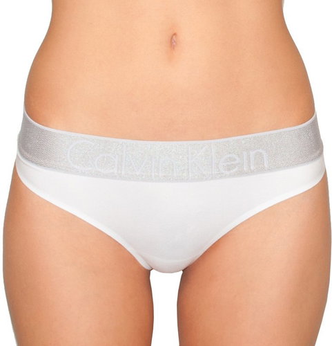Calvin Klein QF4054E-100, white S - Thong - Main image