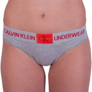 Calvin Klein QF4920E-020, gray XS - Thong