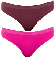 Calvin Klein 2Pack QD3695E-TMU, multicolour XS - Thong