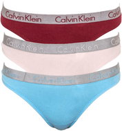 Calvin Klein 3Pack QD3590E-RJV, Multicoloured, S - Thong