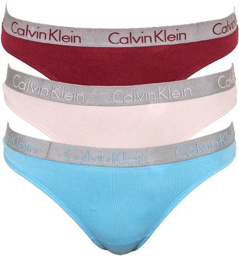 Calvin Klein Women`s Thongs 3 Pack 