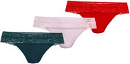 Tommy Hilfiger 3Pack UW0UW02036 0RS, Mixed Colours - Thong