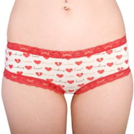 Molvy MD-725-FEU - red heart, red L - Pants