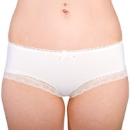 Molvy MD-745-FPU - Cream, Beige, size S - Pants