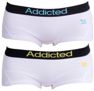 Addicted 2Pack Addicted, White-Blue, White-Yellow, size XS - Pants