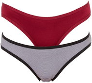 Molvy 2Pack MD-823-KEB - Burgundy/Black and White Stripes, Mixed Pack - Pants