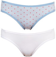 Molvy 2Pack MD-830-KPB - White/Blue with Hearts, Mixed Pack - Pants