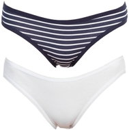 Molvy 2Pack MD-822-KEB - White/Blue Stripes, Mixed Pack - Pants
