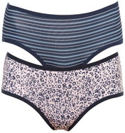 Molvy 2Pack MD-816-KPU - Blue Stripes/Cheetah, Mixed Pack - Pants