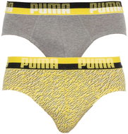 Puma 2Pack 501005001 020 - Grey-Yellow, Multicoloured - Briefs
