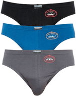 Andrie 3Pack PS 3456d (Black/Blue/Grey), Mixed Colours, XL - Briefs