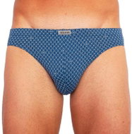 Andrie PS 3445 A - Blue with White Pattern - Briefs