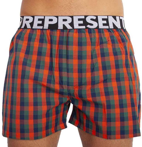 Represent R0M-BOX-0213 - Red/Green, Multicoloured, S - Boxer Shorts - Main image