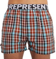 Represent R0M-BOX-0215 - hnědá/tyrkys vel. XXL - Trenky