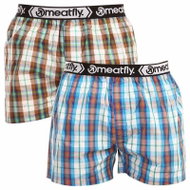 Meatfly 2Pack Bandit - Aquamarine size. L - Boxer Shorts