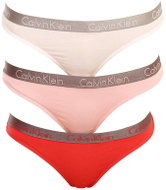 Calvin Klein 3Pack QD3560E-W5E multicolour - Thong