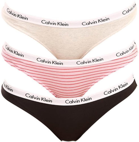 Calvin Klein 3Pack QD3588E-W5A vícebarevná vel. XL - Kalhotky - Main image