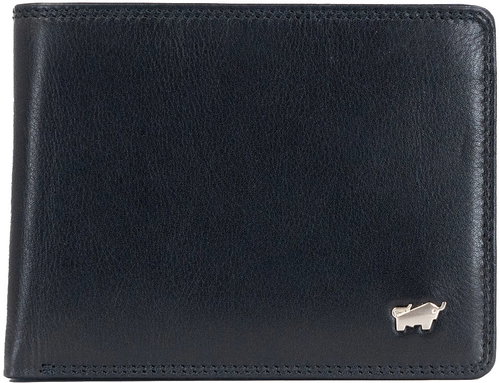 Braun Büffel Golf Rfid horizontal wallet, black - Wallet - Main image