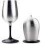GSI Outdoors Glacier Stainless Nesting Wine Glass - Camping Utensils