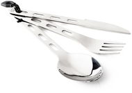 Kemping edény GSI Outdoors Stainless 3 pc. Ring Cutlery - Kempingové nádobí