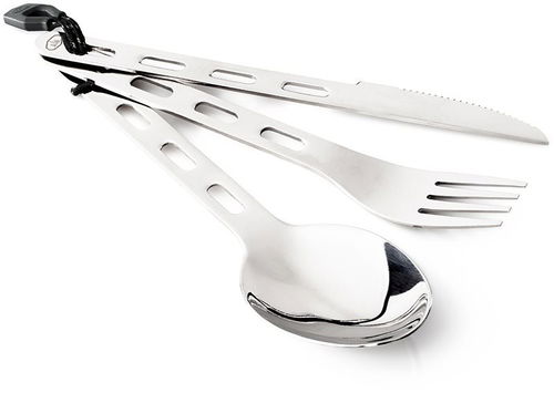 GSI Outdoors Stainless 3 pc. Ring Cutlery - Kempingové nádobí - Hlavní obrázek